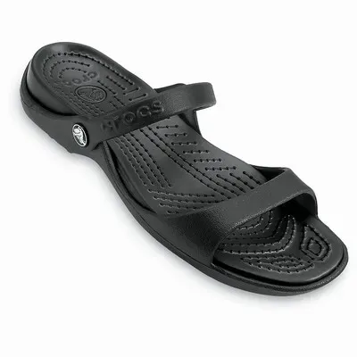 Crocs women's cleo v flat sandal on sale